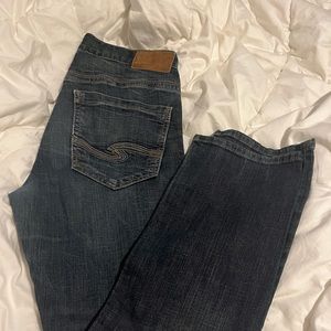 Mens Silver Jeans